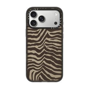 Casetify Wild Stripe Phone Case - Dark Brown iPhone 17 pro max